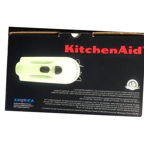 PISTACHIO GREEN KitchenAid Ultra Power 5-Speed Hand Mixer KHM512PT New in Box - Picture 5 of 13